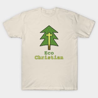 Eco Christian Tree With Cross T-Shirt